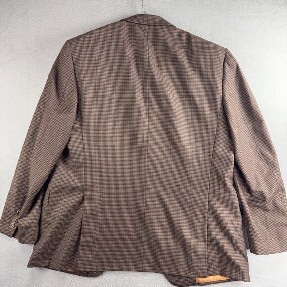 Brioni Senato Italy 100% Wool Brown 3 Button Single Breast Blazer Jacket 44 R - Picture 7 of 13